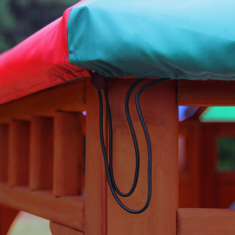 Gorilla Playsets PlayZeeBo 5' Hexagon Sandbox with Cover & Reviews